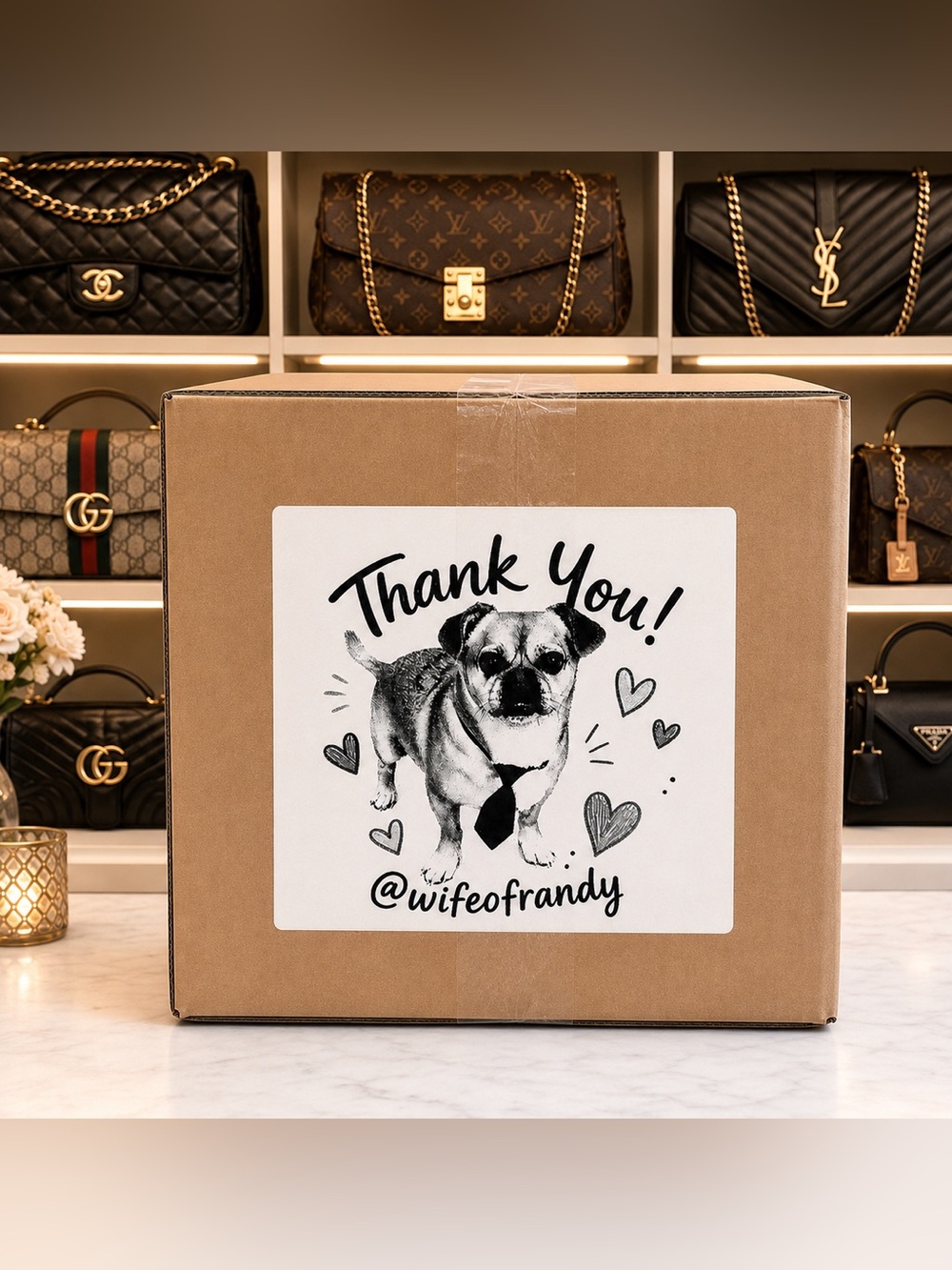 @wifeofrandy Custom Stickers-100ct.